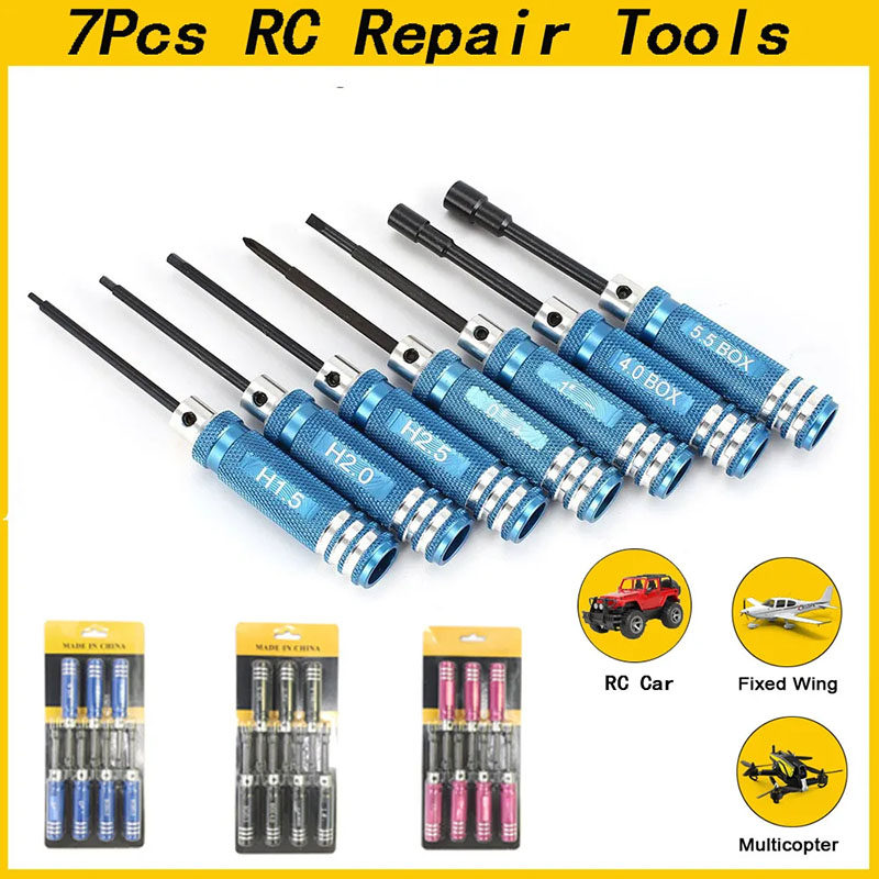 7 Buah Set Obeng Hex RC 1.5 2. - Rc Helicopter Tool Kit ulasan dan harga