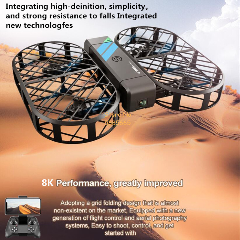 Kamera HD 8K 360 °   Perlindun - Rc Helicopter Case ulasan dan harga