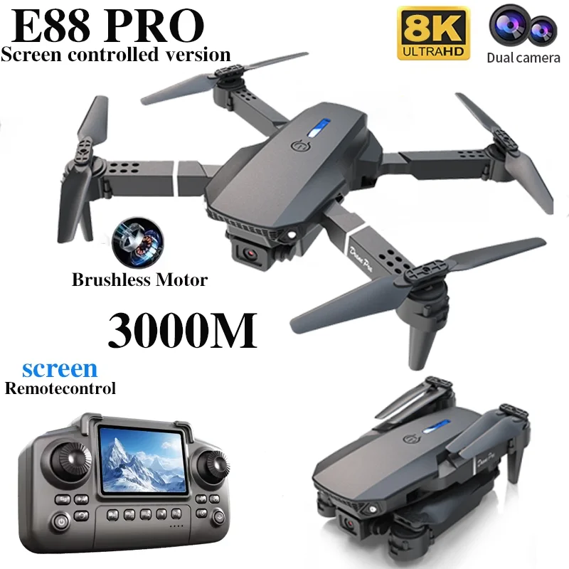 Drone Profesional E88 PRO deng - Rc Helicopter Case ulasan dan harga