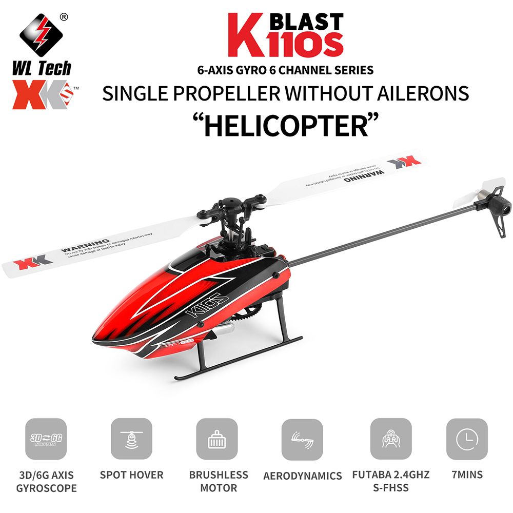 Wltoys XK K110S 6CH 3D 6G sist - Rc Helicopter Nitro ulasan dan harga